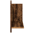 Mobile a Parete 70x16,5x30 cm Legno Antico in Legno Multistrato