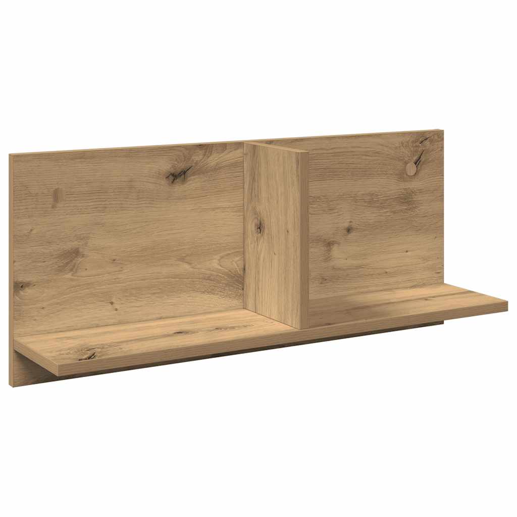 Mobile a Parete 70x16,5x30 cm Artigianale in Legno Multistrato