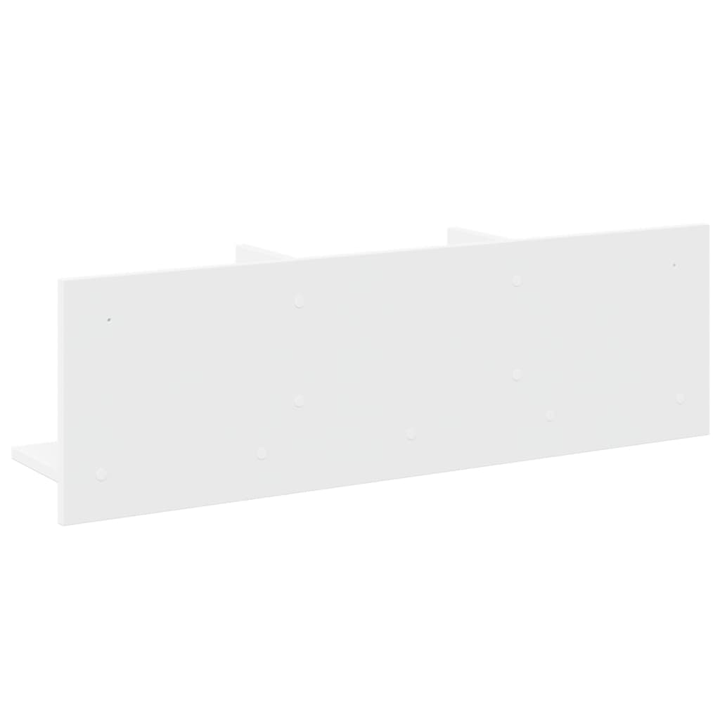 Mobile a Parete 100x16,5x30 cm Bianco in Truciolato