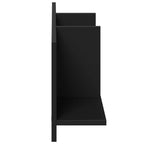 Mobile a Parete 100x16,5x30 cm Nero in Truciolato
