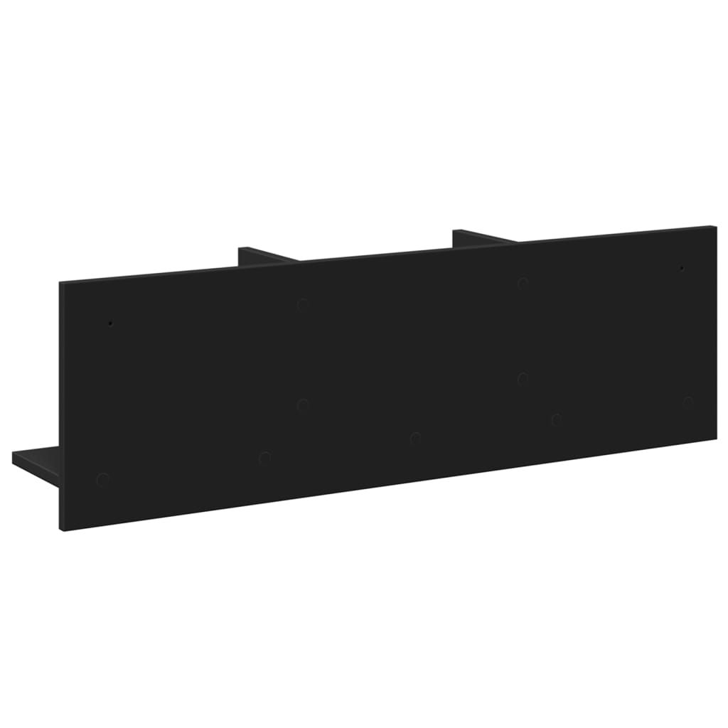 Mobile a Parete 100x16,5x30 cm Nero in Truciolato