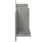 Mobile a Parete 100x16,5x30 cm Grigio Cemento in Truciolato