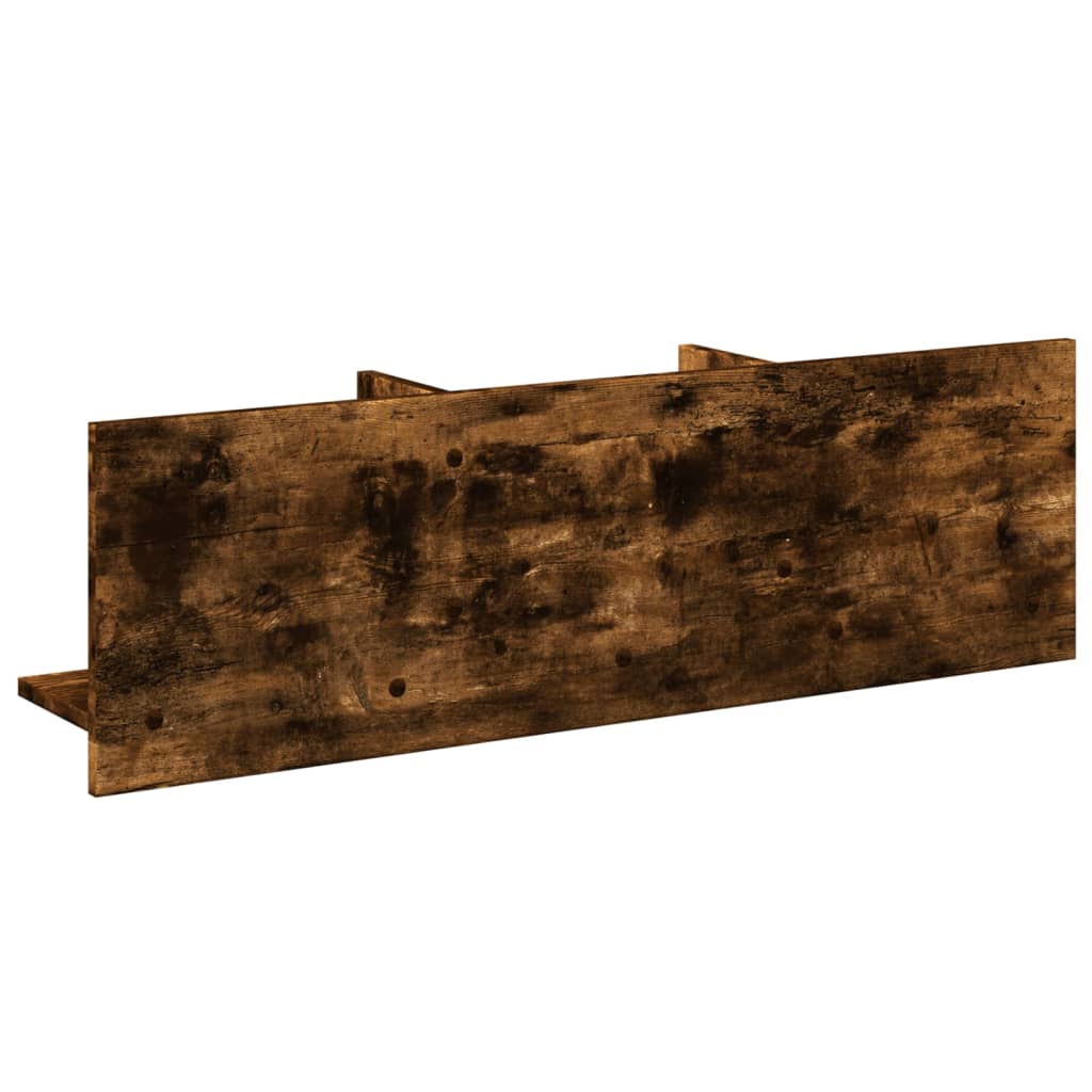 Mobile a Parete 100x16,5x30 cm Rovere Fumo in Truciolato
