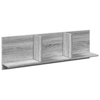 Mobile a Parete 100x16,5x30 cm Grigio Sonoma in Truciolato
