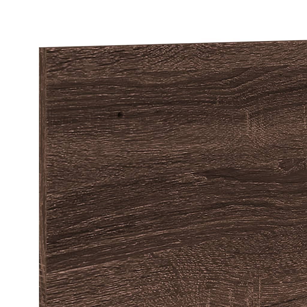 Mobile a Parete 100x16,5x30 cm Rovere Marrone in Truciolato