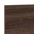 Mobile a Parete 100x16,5x30 cm Rovere Marrone in Truciolato