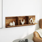 Mobile a Parete 100x16,5x30 cm Legno Antico in Truciolato