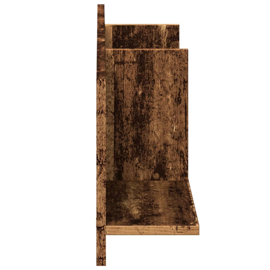 Mobile a Parete 100x16,5x30 cm Legno Antico in Truciolato