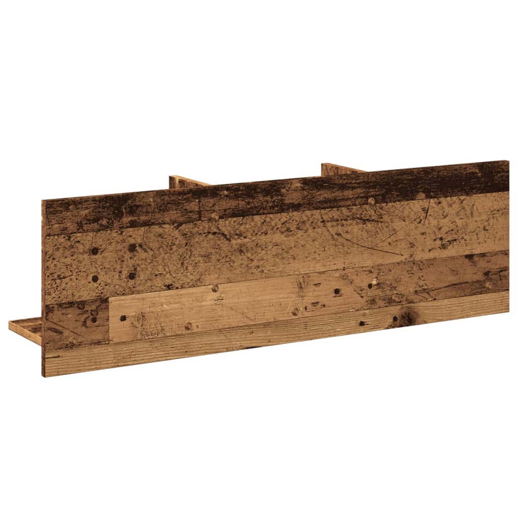 Mobile a Parete 100x16,5x30 cm Legno Antico in Truciolato