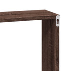 Mobile a Parete 100x16x30cm Rovere Marrone in Legno Multistrato