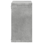 Mobile a Parete 60x16x30 cm Grigio Cemento in Legno Multistrato