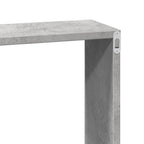 Mobile a Parete 60x16x30 cm Grigio Cemento in Legno Multistrato