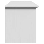 Panca da Ingresso BODO Bianca 114x40x45 cm