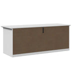 Panca da Ingresso BODO Bianca 114x40x45 cm