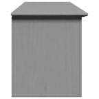 Panca da Ingresso BODO Grigia 114x40x45 cm