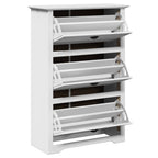Scarpiera BODO Bianca 80x35x118 cm