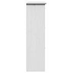Scarpiera BODO Bianca 80x35x118 cm