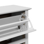 Scarpiera BODO Bianca 80x35x118 cm