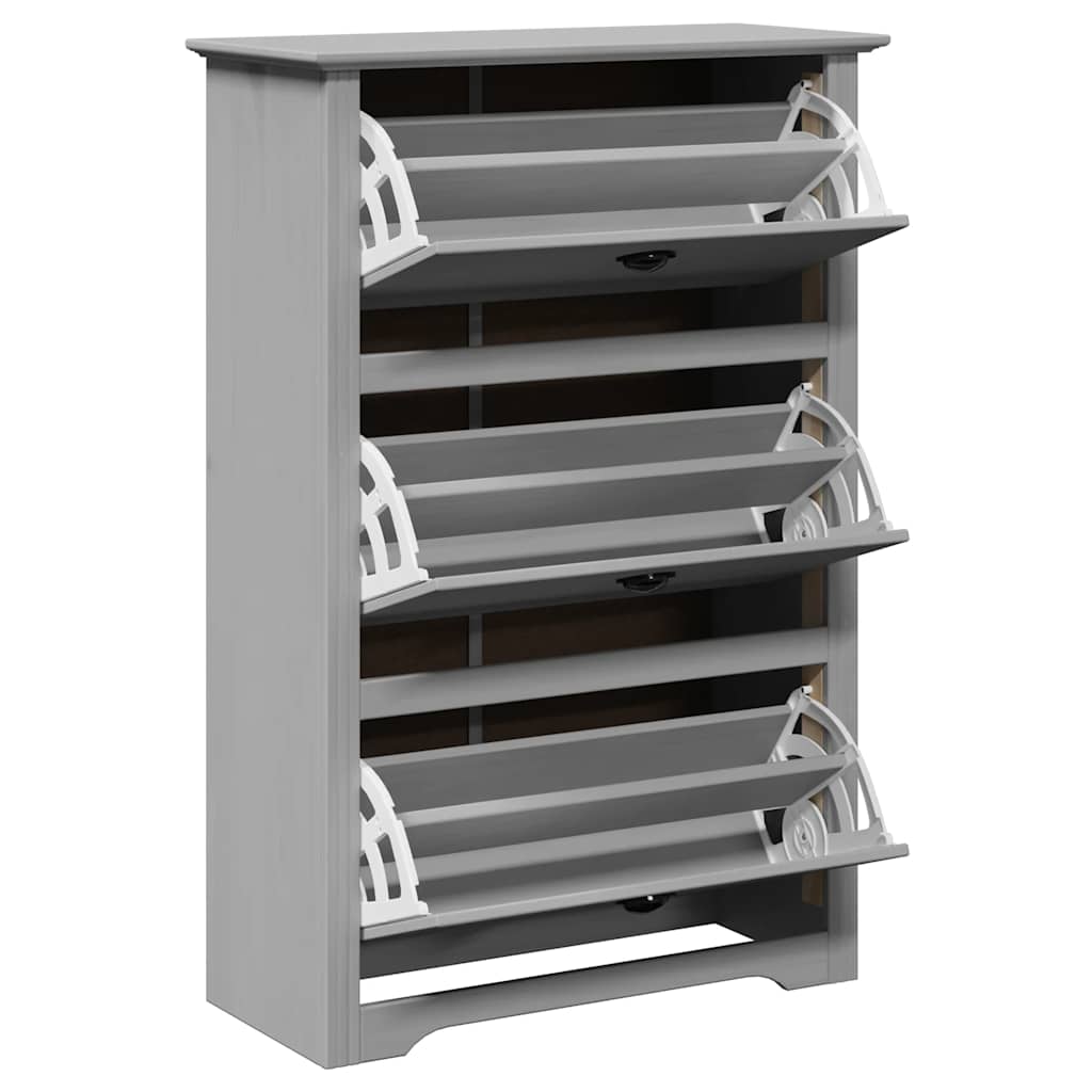Scarpiera BODO Grigia 80x35x118 cm