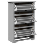 Scarpiera BODO Grigia 80x35x118 cm