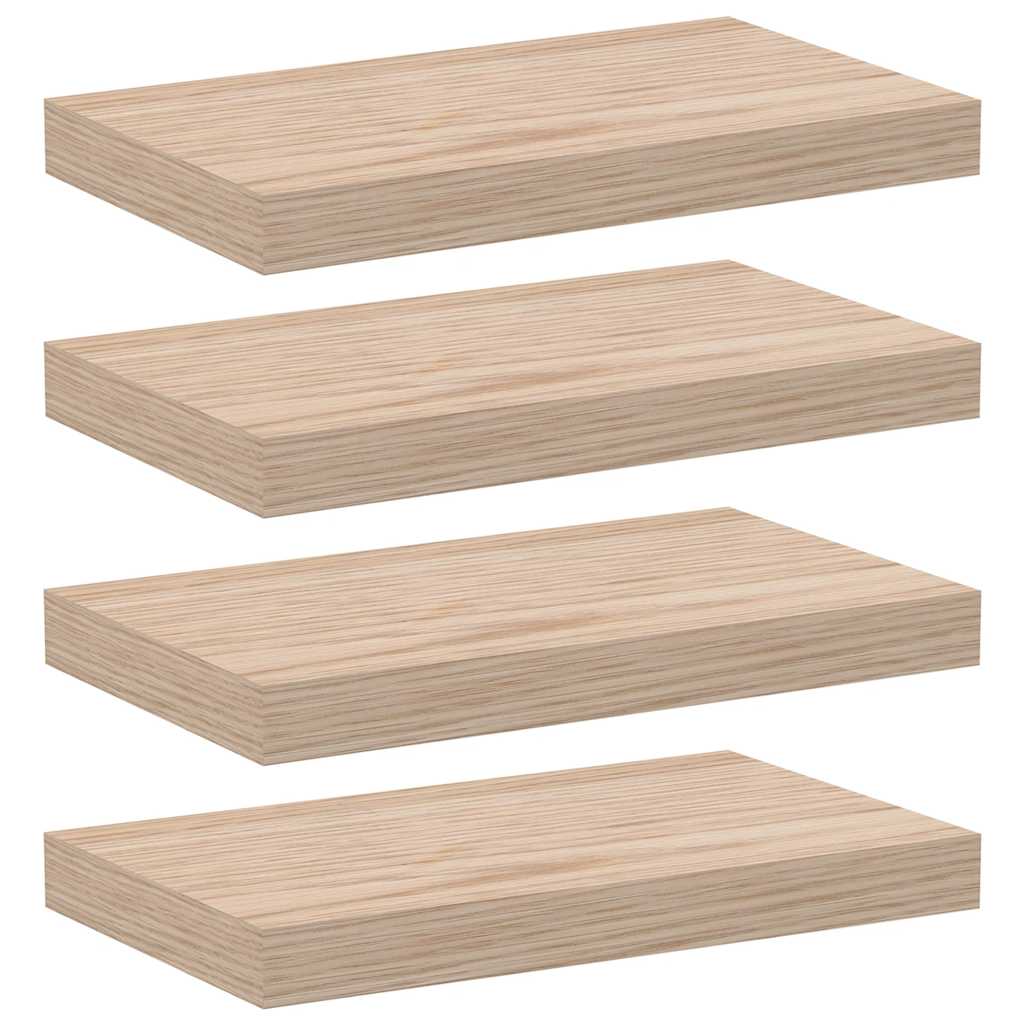 Mensole Pensili 4 pz 40x23,5x4 cm in Truciolato