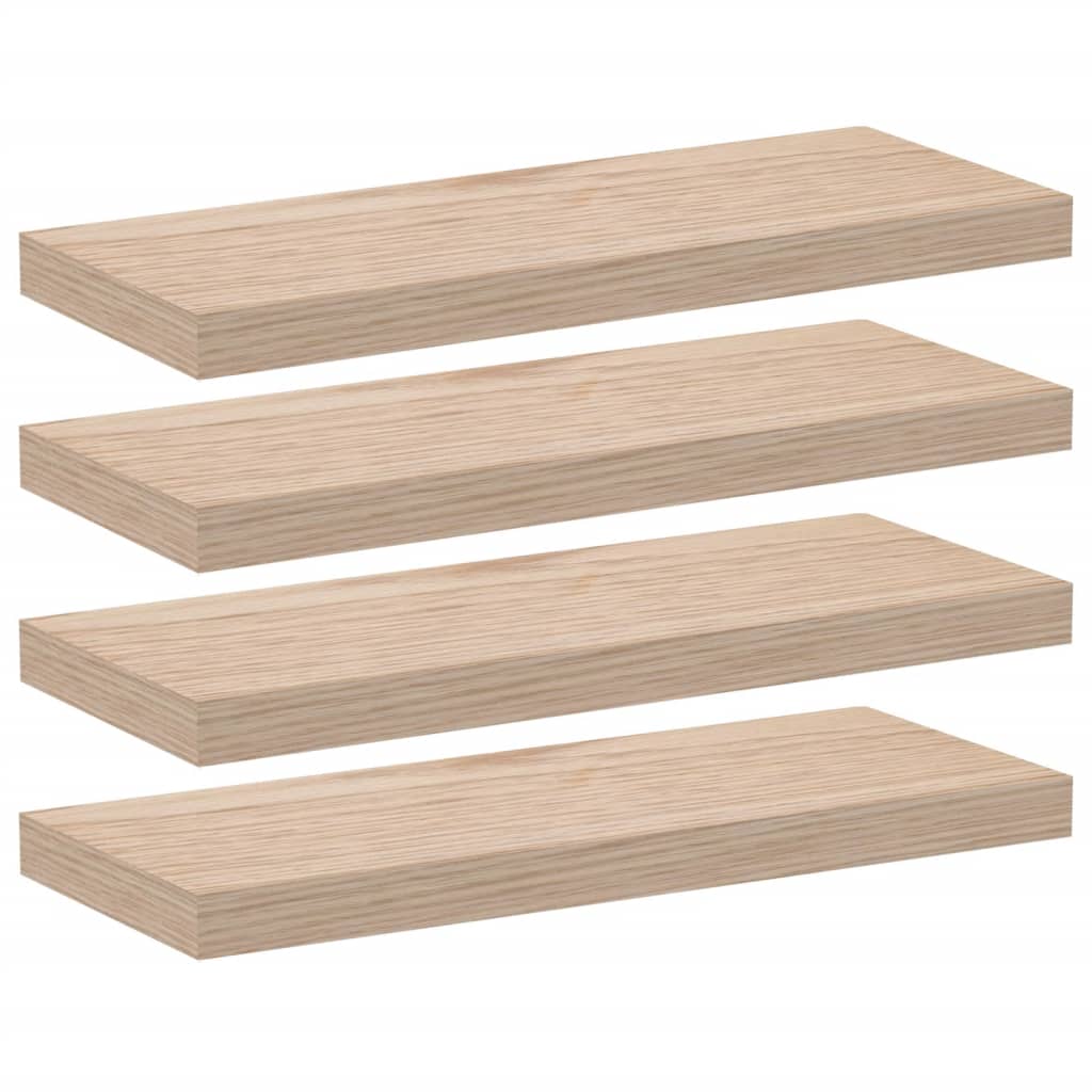 Mensole Pensili 4 pz 60x23,5x4 cm in Truciolato