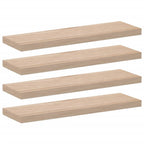Mensole Pensili 4 pz 80x23,5x4 cm in Truciolato