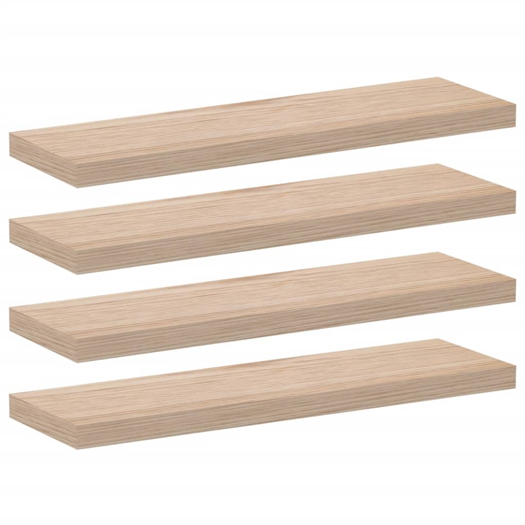 Mensole Pensili 4 pz 80x23,5x4 cm in Truciolato