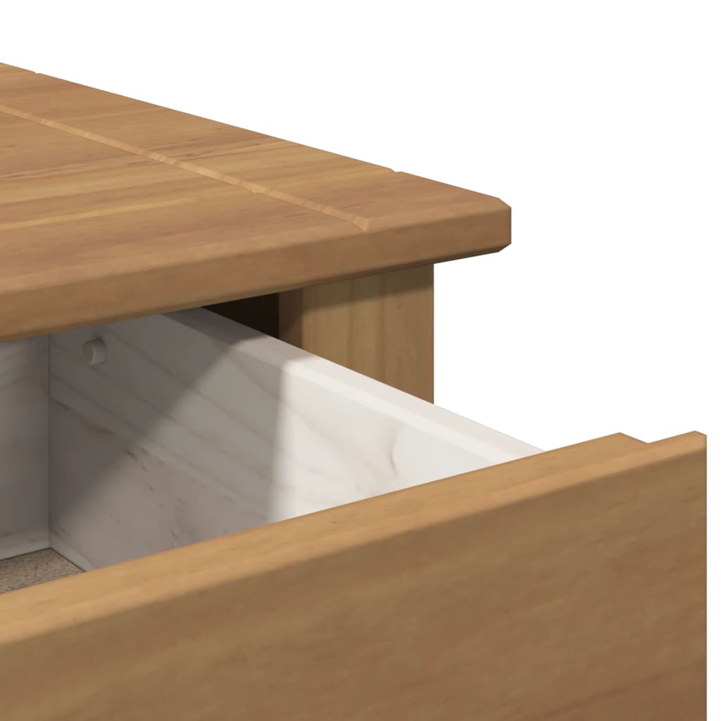 Comodino PANAMA 46x40x57 cm in Legno Massello di Pino