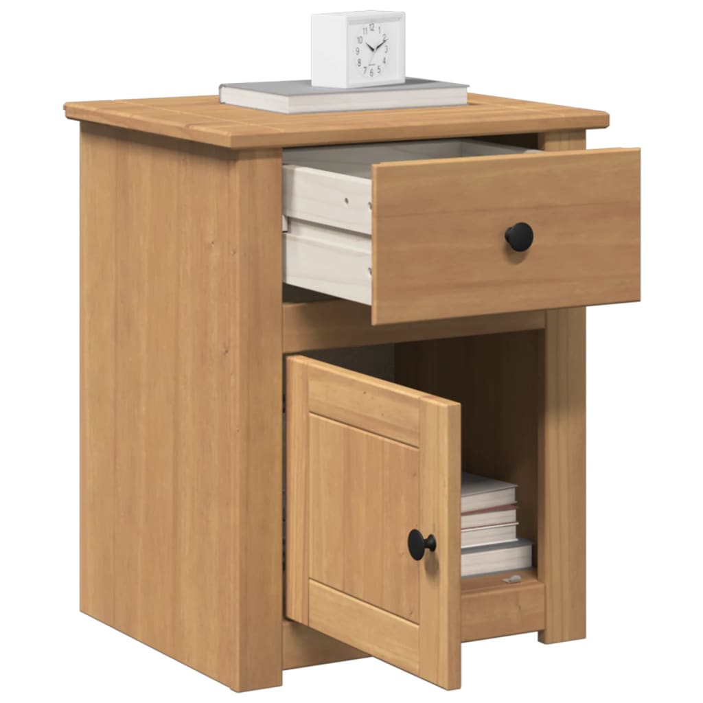 Comodino PANAMA 46x40x57 cm in Legno Massello di Pino