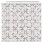 Scatole Portaoggetti 4 pz Crema 32x32x32 cm Tessuto non Tessuto