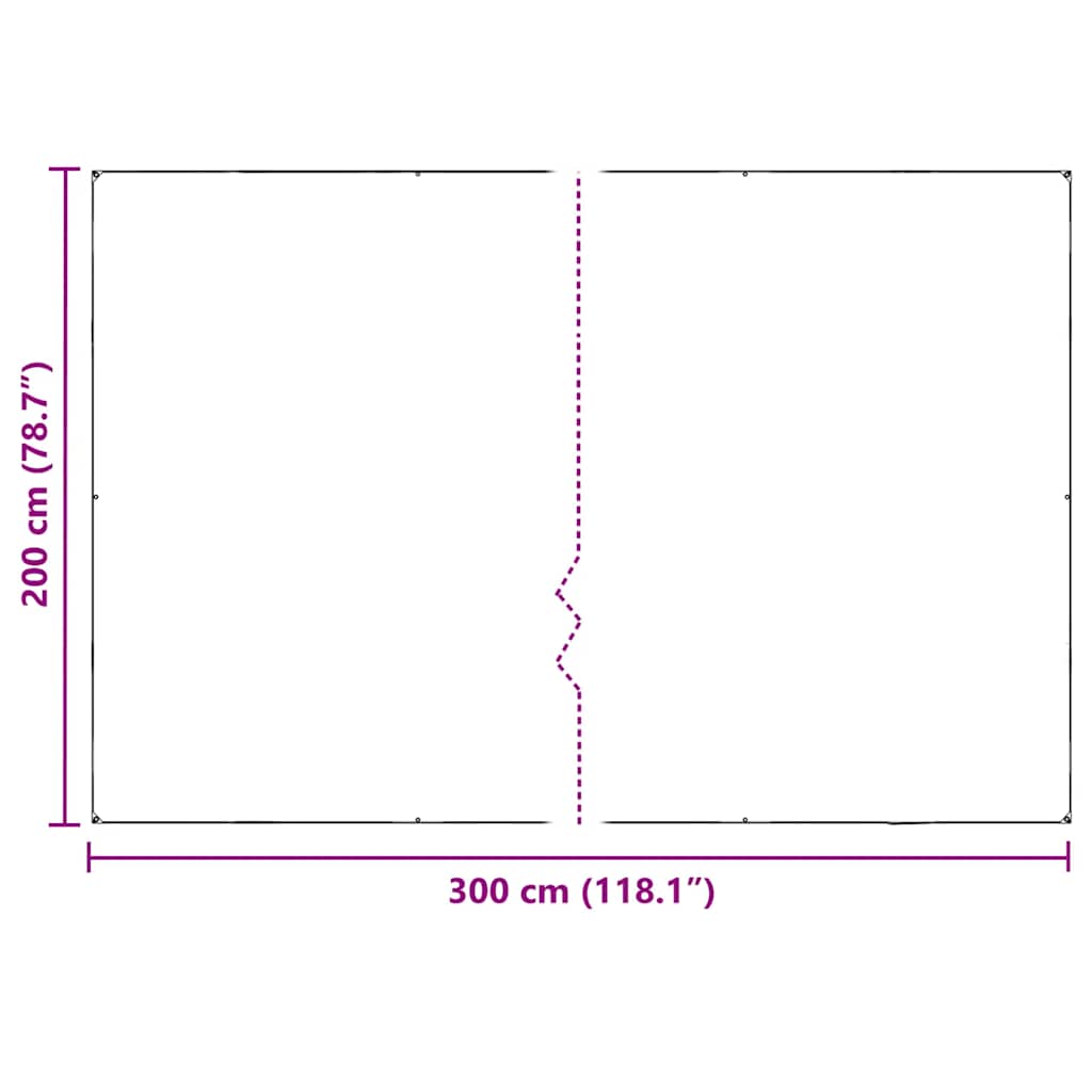 Copertura per Piante con Occhielli 2x3 m PVC