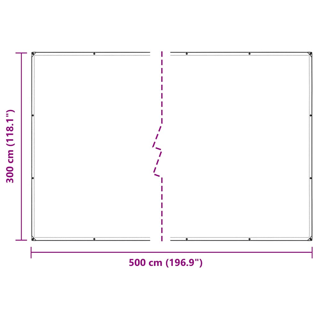 Copertura per Piante con Occhielli 3x5 m in PVC