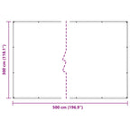Copertura per Piante con Occhielli 3x5 m in PVC