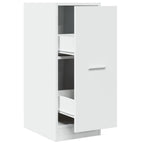 Mobiletto da Farmacia Bianco 30x41x77,5 cm Legno Agglomerato