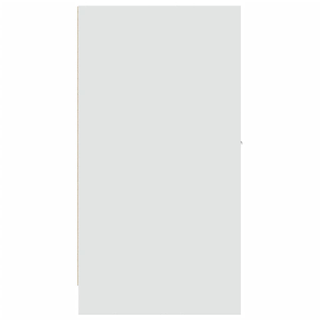 Mobiletto da Farmacia Bianco 30x41x77,5 cm Legno Agglomerato