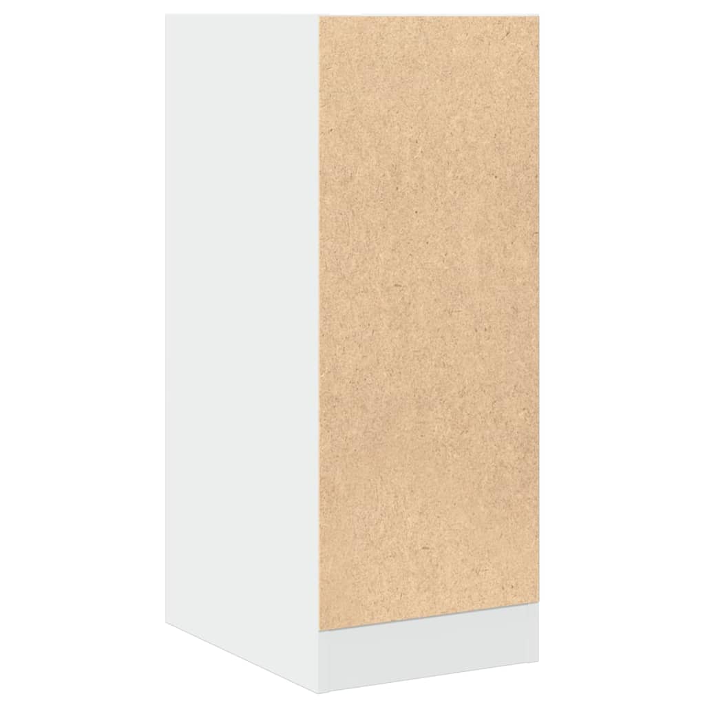Mobiletto da Farmacia Bianco 30x41x77,5 cm Legno Agglomerato