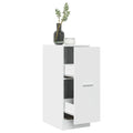 Mobiletto da Farmacia Bianco 30x41x77,5 cm Legno Agglomerato