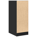 Armadietto da Farmacia Nero 30x41x77,5 cm in Truciolato