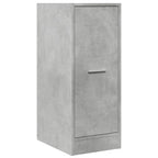 Armadietto da Farmacia Grigio Cemento 30x41x77,5 cm Truciolato