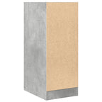 Armadietto da Farmacia Grigio Cemento 30x41x77,5 cm Truciolato