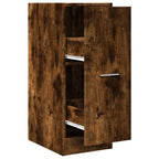 Armadietto da Farmacia Rovere Fumo 30x41x77,5 cm in Truciolato