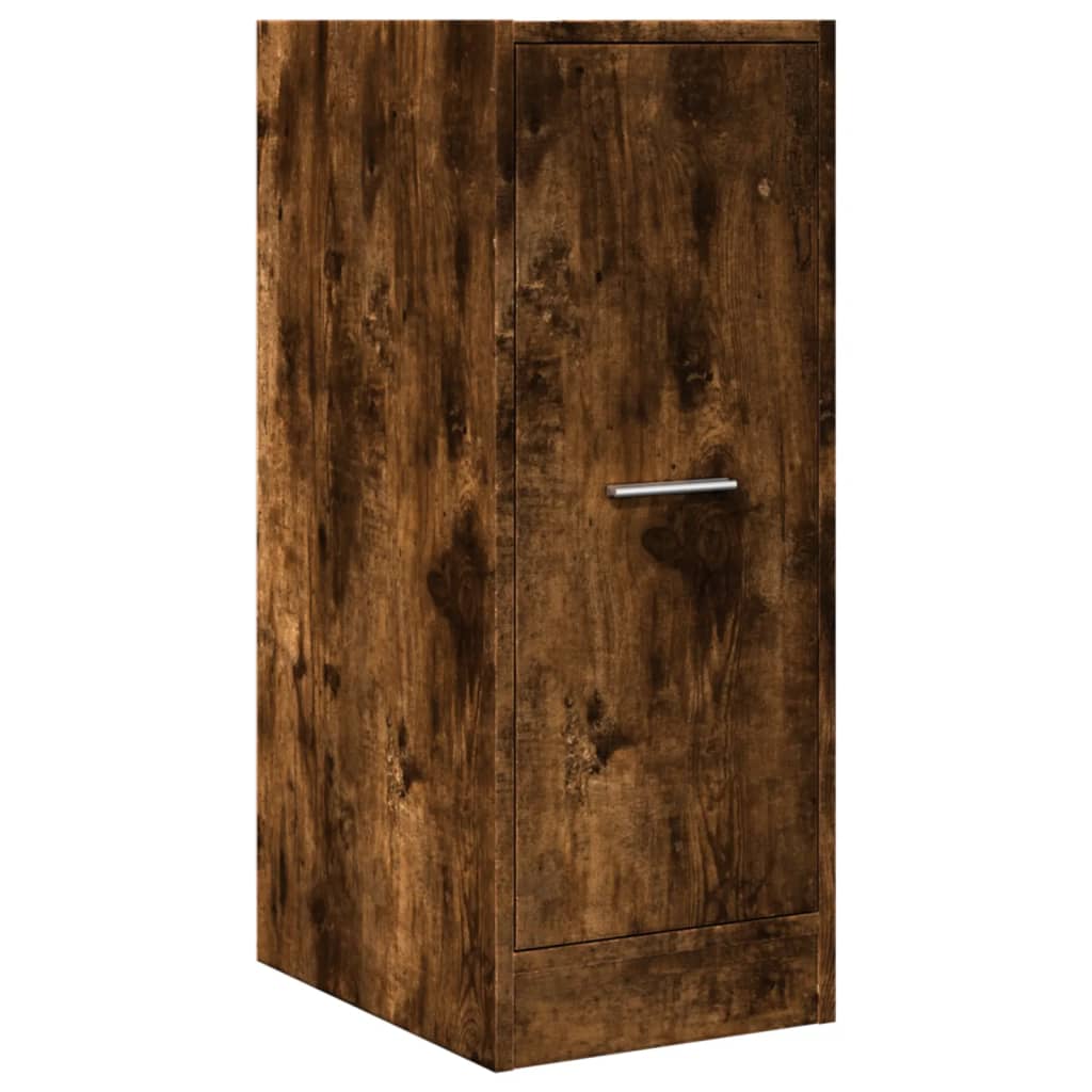 Armadietto da Farmacia Rovere Fumo 30x41x77,5 cm in Truciolato