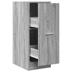 Armadietto da Farmacia Grigio Sonoma 30x41x77,5cm in Truciolato