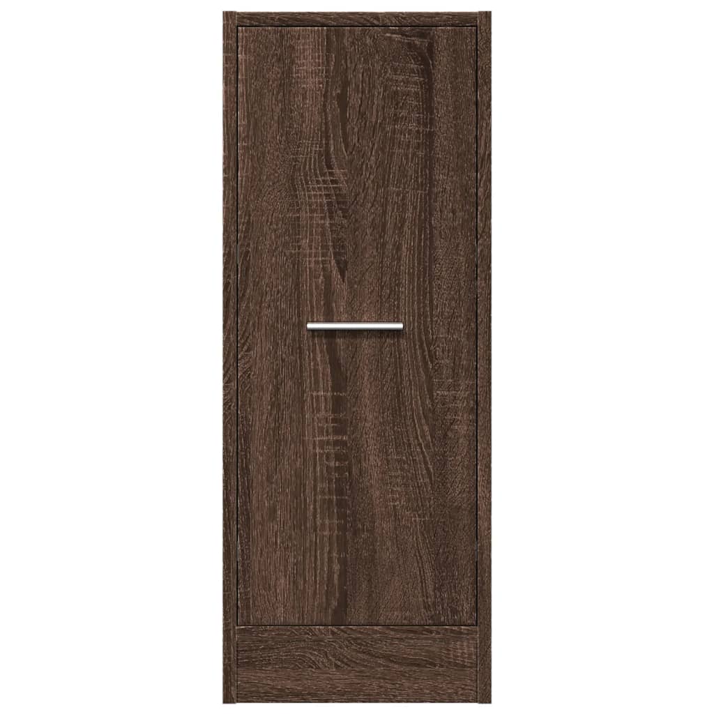 Armadietto da Farmacia Rovere Marrone 30x41x77,5 cm Truciolato