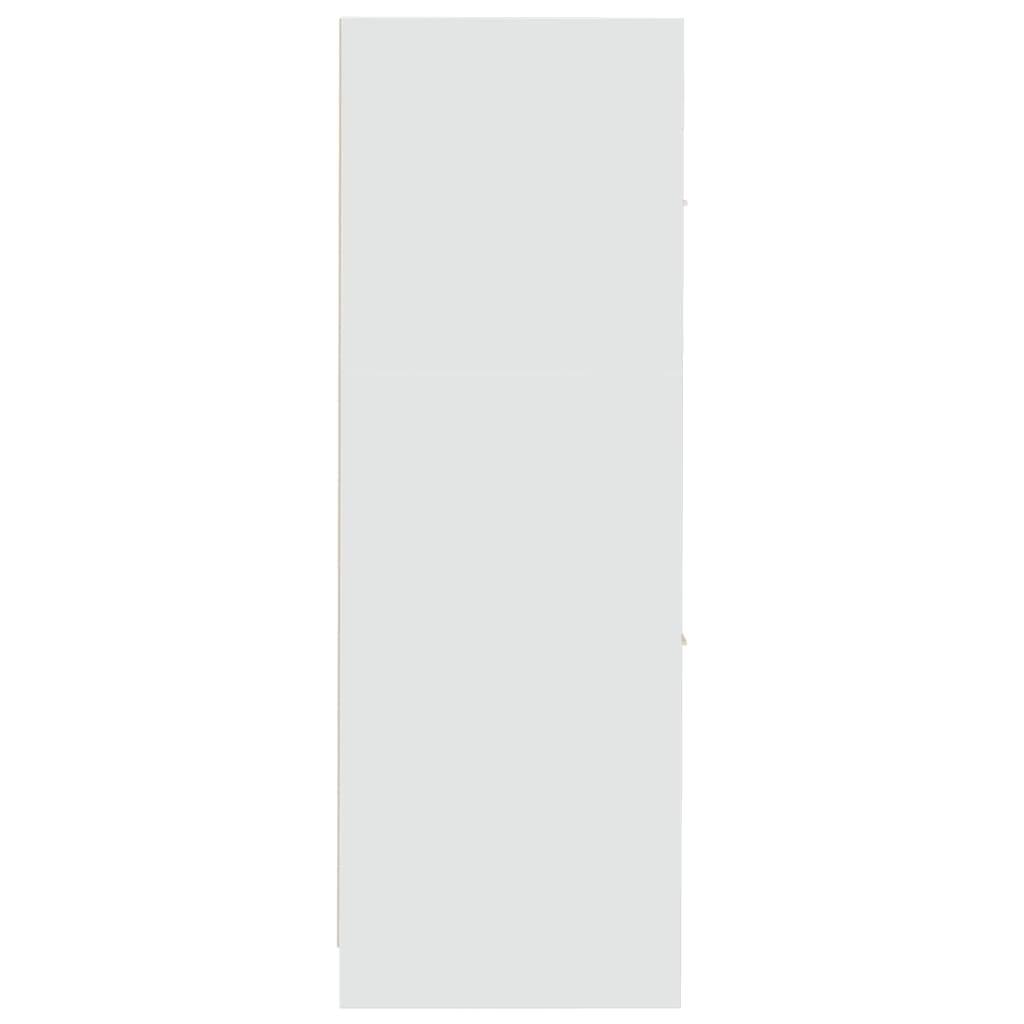 Armadietto da Farmacia Bianco 30x41x118 cm in Truciolato