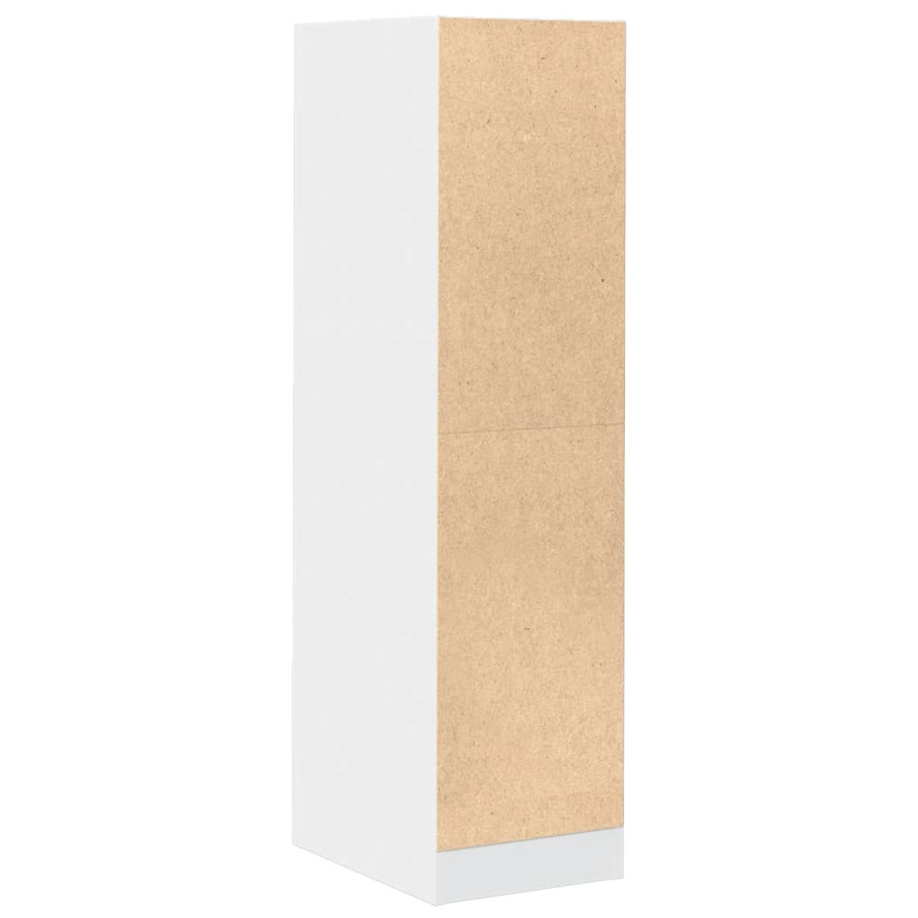 Armadietto da Farmacia Bianco 30x41x118 cm in Truciolato