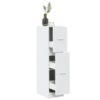 Armadietto da Farmacia Bianco 30x41x118 cm in Truciolato