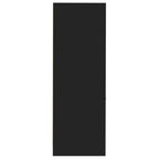 Armadietto da Farmacia Nero 30x41x118 cm in Truciolato
