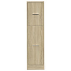 Armadietto da Farmacia Rovere Sonoma 30x41x118 cm in Truciolato